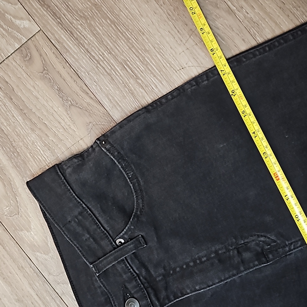 Kirkland Signature Black Denim High-Rise Stretch Skinny Straight Leg  Women's 12 - Picture 13 of 16